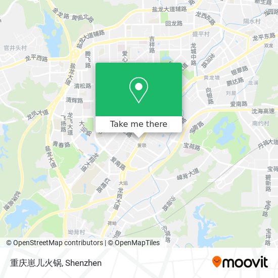 重庆崽儿火锅 map