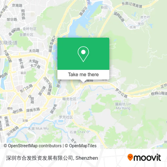 深圳市合发投资发展有限公司 map