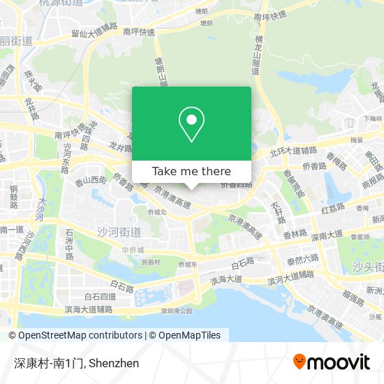 深康村-南1门 map
