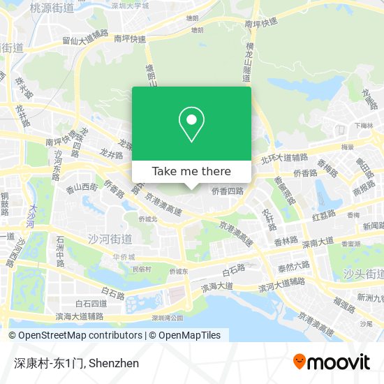 深康村-东1门 map