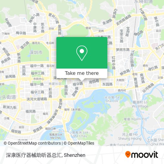 深康医疗器械助听器总汇 map