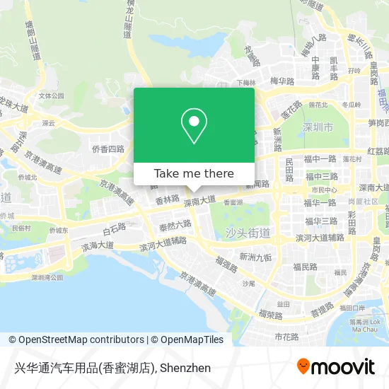 兴华通汽车用品(香蜜湖店) map