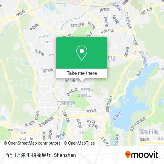 华润万象汇招商展厅 map