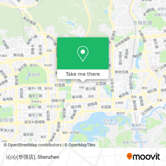 沁沁(华强店) map