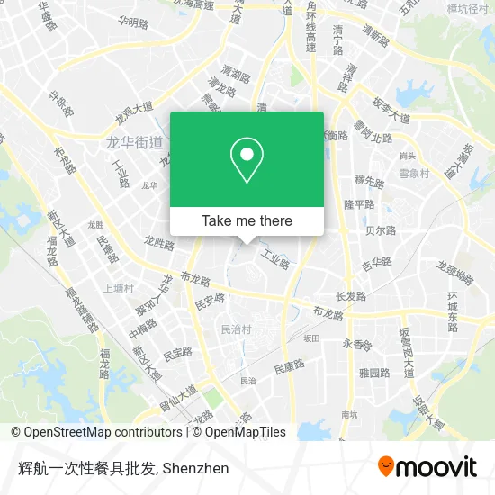 辉航一次性餐具批发 map