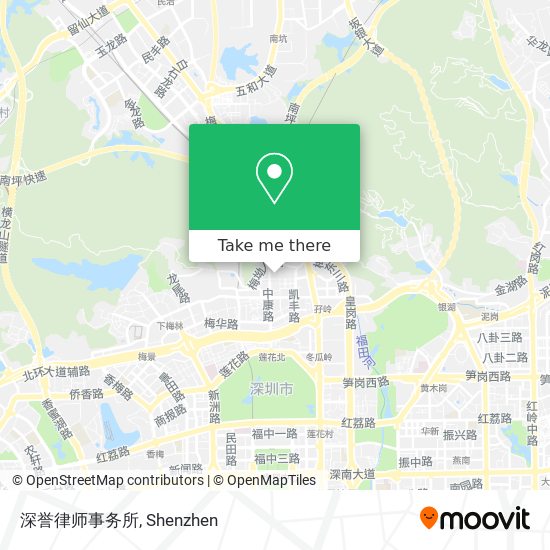 深誉律师事务所 map