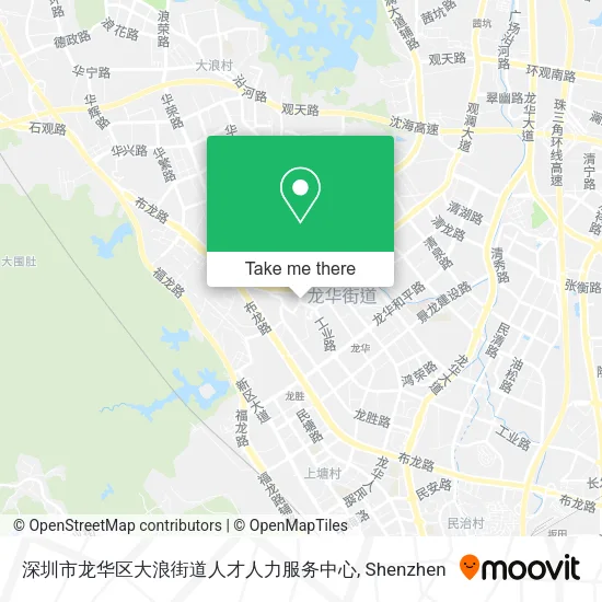 深圳市龙华区大浪街道人才人力服务中心 map