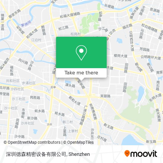 深圳德森精密设备有限公司 map