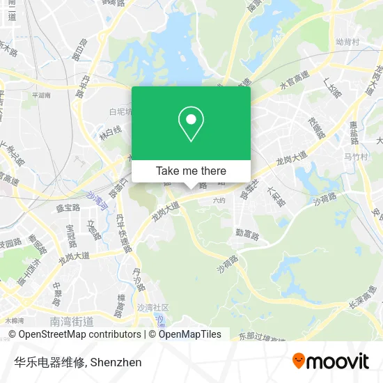 华乐电器维修 map