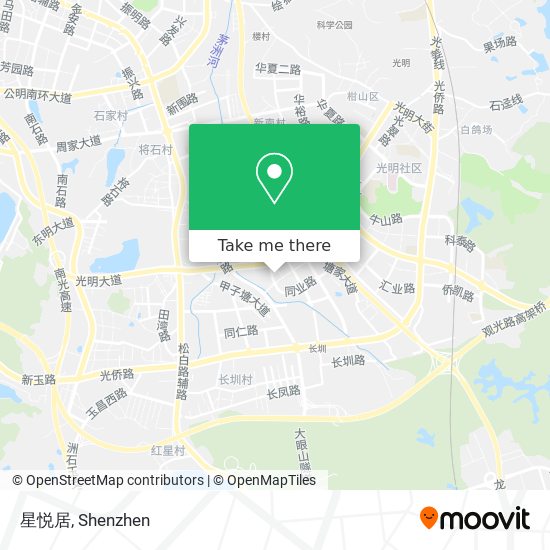 星悦居 map