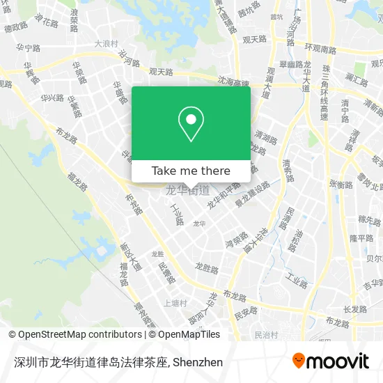 深圳市龙华街道律岛法律茶座 map