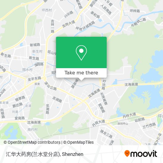 汇华大药房(兰水堂分店) map