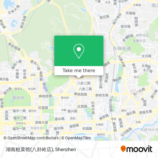 湖南粗菜馆(八卦岭店) map