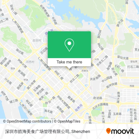 深圳市皓海美食广场管理有限公司 map