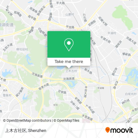 上木古社区 map