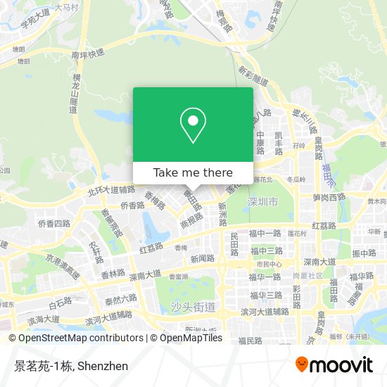 景茗苑-1栋 map