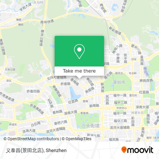 义泰昌(景田北店) map