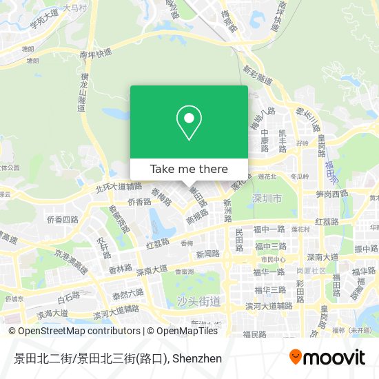 景田北二街/景田北三街(路口) map