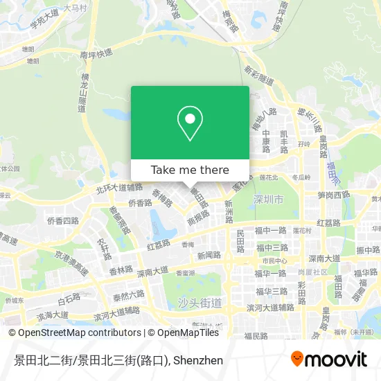 景田北二街/景田北三街(路口) map