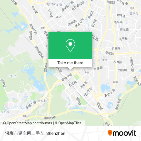 深圳市猎车网二手车 map