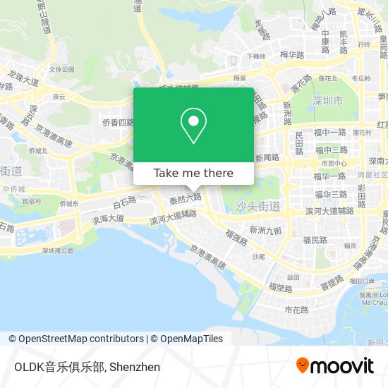 OLDK音乐俱乐部 map