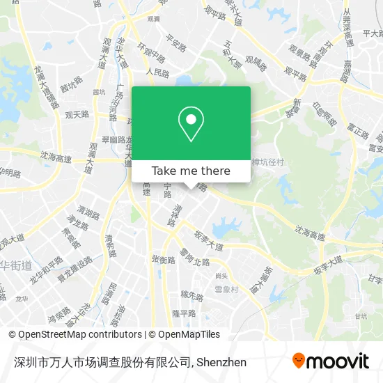 深圳市万人市场调查股份有限公司 map