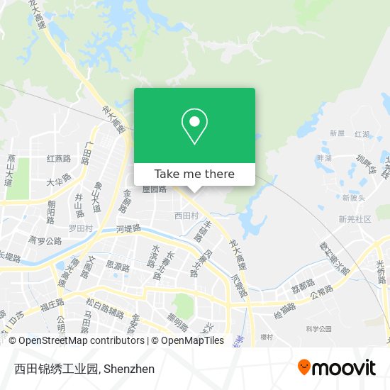 西田锦绣工业园 map
