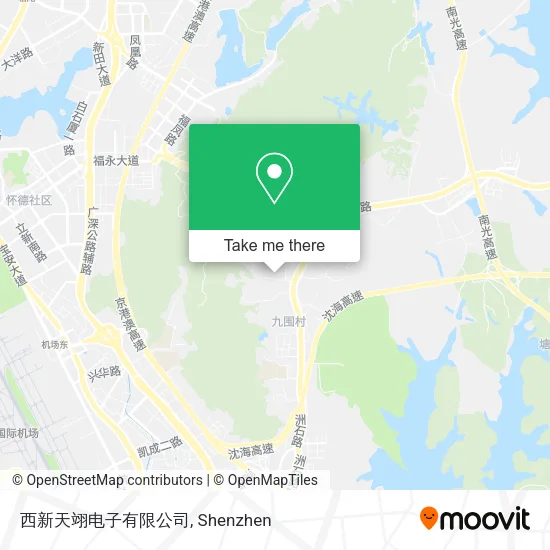 西新天翊电子有限公司 map