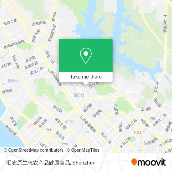 汇农原生态农产品健康食品 map