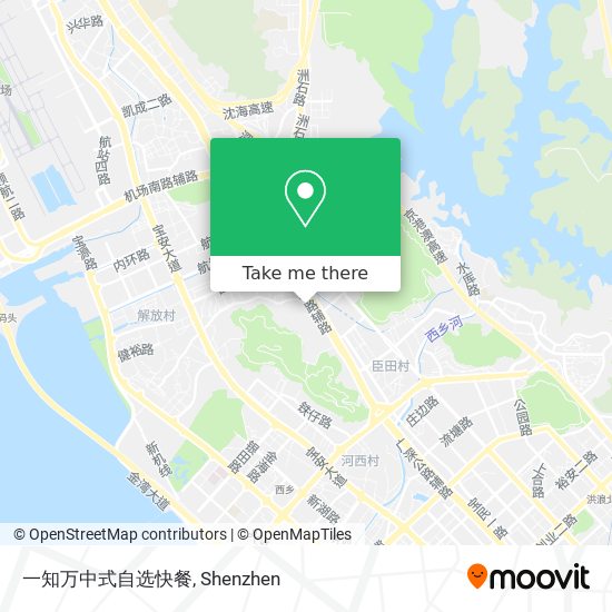 一知万中式自选快餐 map
