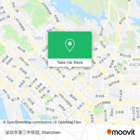深圳市第三中医院 map