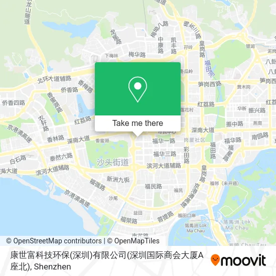 康世富科技环保(深圳)有限公司(深圳国际商会大厦A座北) map