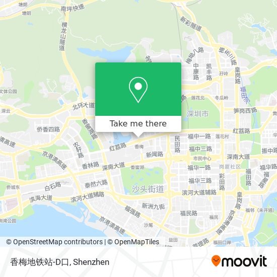 香梅地铁站-D口 map