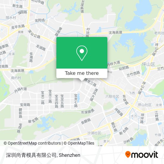 深圳尚青模具有限公司 map
