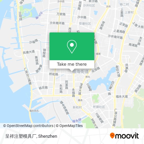 呈祥注塑模具厂 map
