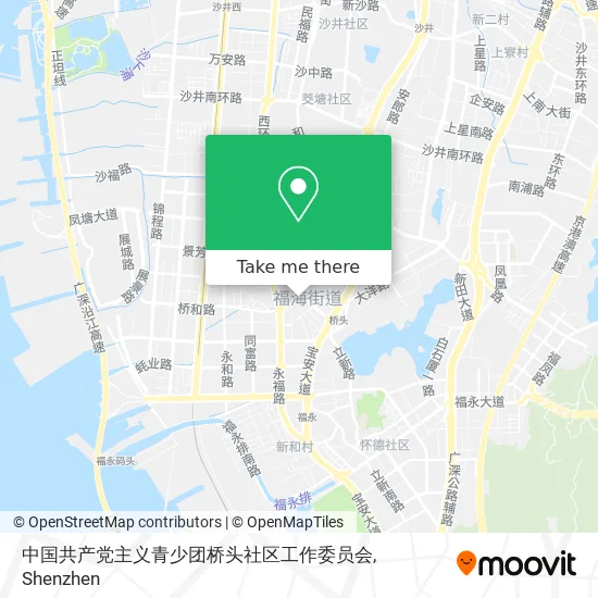 中国共产党主义青少团桥头社区工作委员会 map