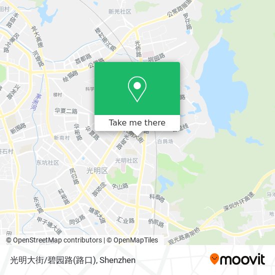光明大街/碧园路(路口) map