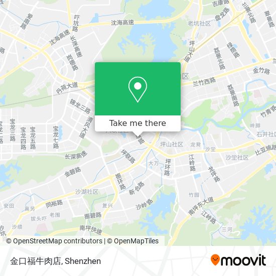 金口福牛肉店 map