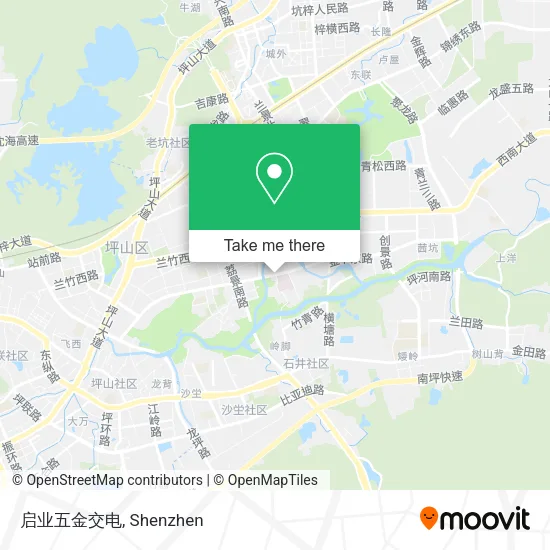 启业五金交电 map