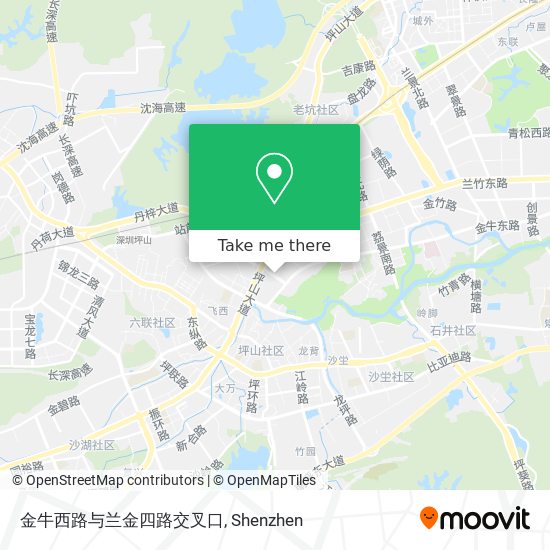 金牛西路与兰金四路交叉口 map