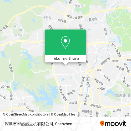 深圳市华起起重机有限公司 map