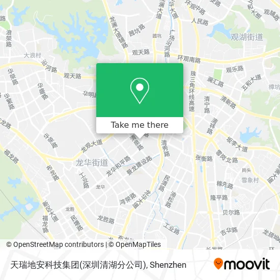 天瑞地安科技集团(深圳清湖分公司) map