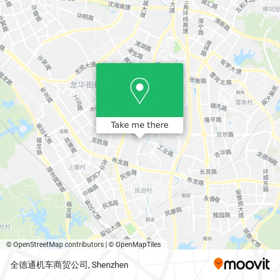 全德通机车商贸公司 map