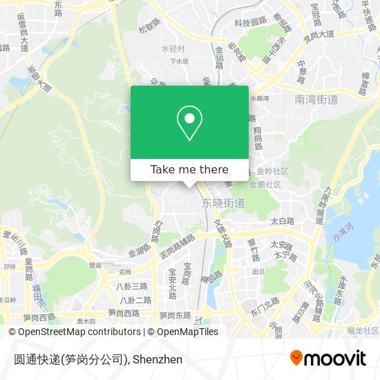 圆通快递(笋岗分公司) map
