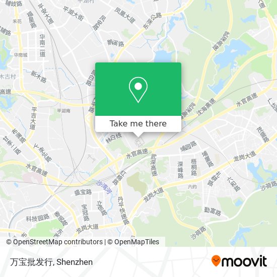 万宝批发行 map