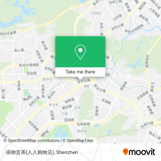 禧御贡茶(人人购物店) map