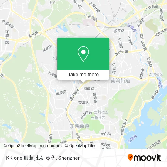 KK one  服装批发.零售 map