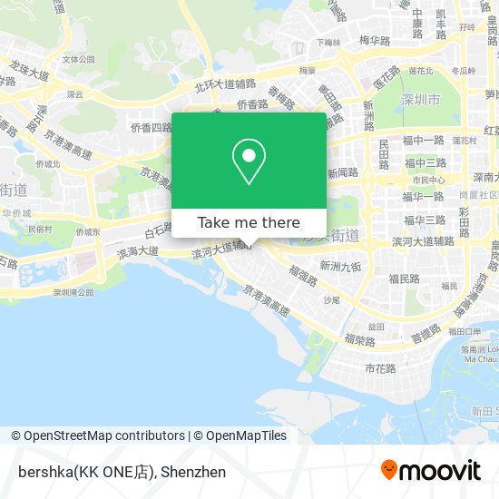bershka(KK ONE店) map