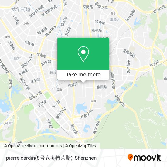 pierre cardin(8号仓奥特莱斯) map