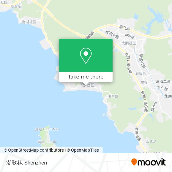 潮歌巷 map